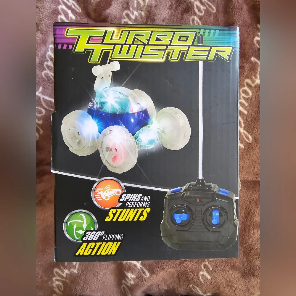 Turbo Twister Remote Control Stunt Car BLUE